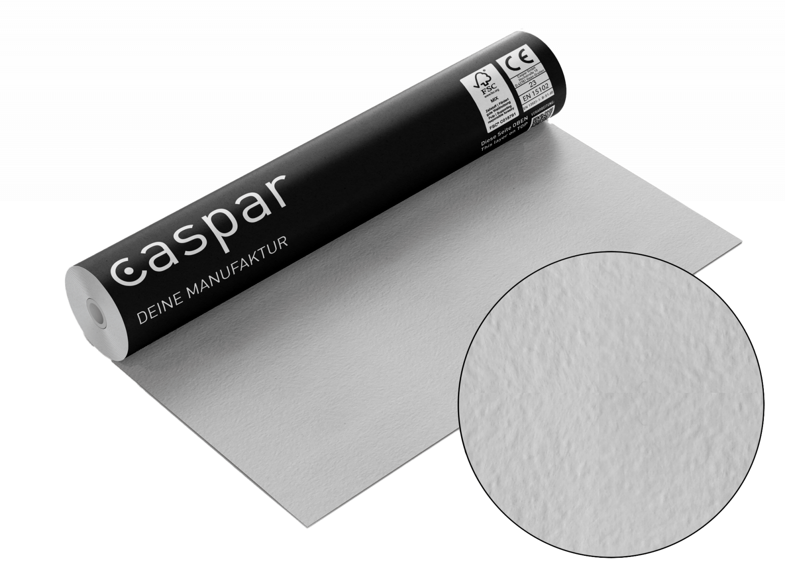 Mockup Basic Tapetenrolle mit Nahansicht